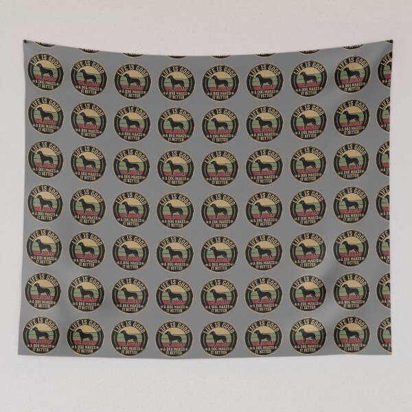 Item preview, Life Is Good A Dog Makes It Better Dog Owner Pet Lover designed and sold by SofiBlair.