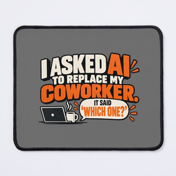 Item preview, I Asked AI to Replace My Coworker designed and sold by erkancept.