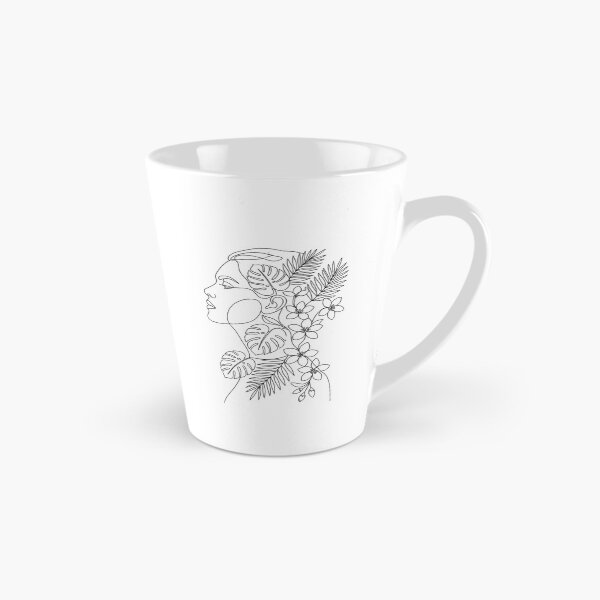 Item preview, Botanical Woman Profile - Minimalist One-Line Art designed and sold by masterart.12.
