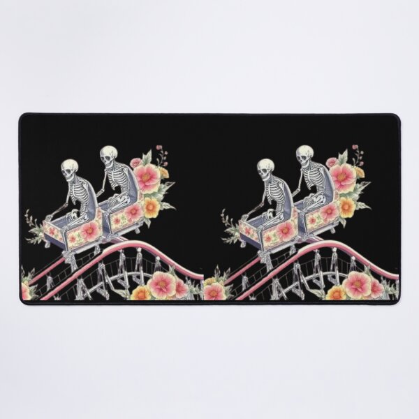 Item preview, Happy Skeletons Riding a coaster designed and sold by Welcome To My Store!.