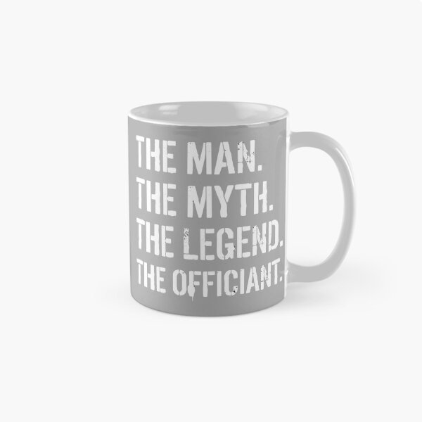 Item preview, The Man. The Myth. The Legend. The Officiant. Wedding Ceremony Minister  designed and sold by SofiBlair.