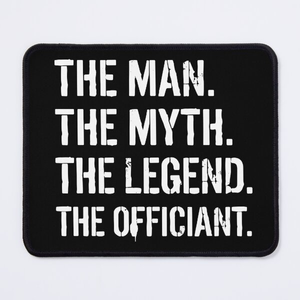 Item preview, The Man. The Myth. The Legend. The Officiant. Wedding Ceremony Minister designed and sold by SofiBlair.