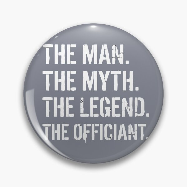 Item preview, The Man. The Myth. The Legend. The Officiant. Wedding Ceremony Minister  designed and sold by SofiBlair.