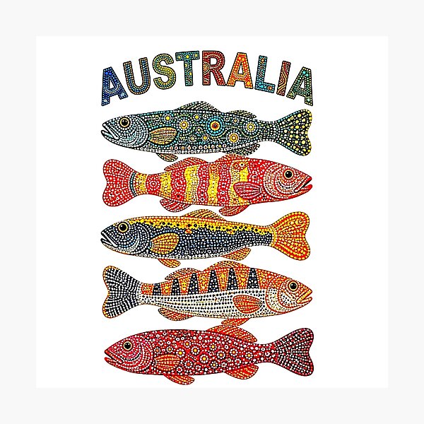 Item preview, Colourful Fish Australia designed and sold by andreisky.