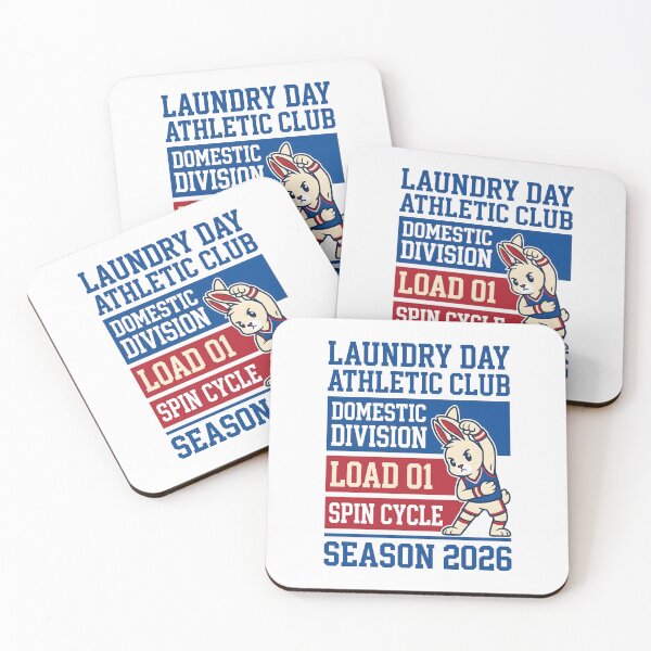 Item preview, Laundry Day Athletic Club Spin Cycle Funny Mascot designed and sold by SplashTastic.