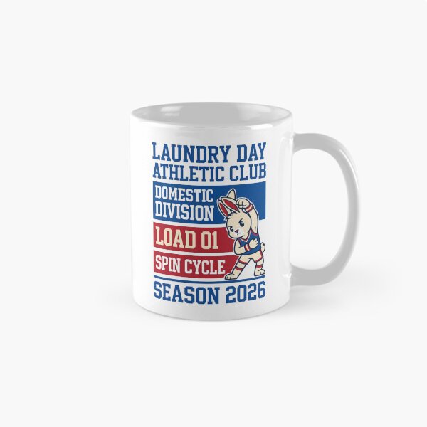 Item preview, Laundry Day Athletic Club Spin Cycle Funny Mascot designed and sold by SplashTastic.