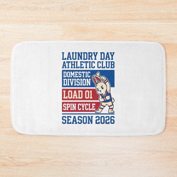 Item preview, Laundry Day Athletic Club Spin Cycle Funny Mascot designed and sold by SplashTastic.
