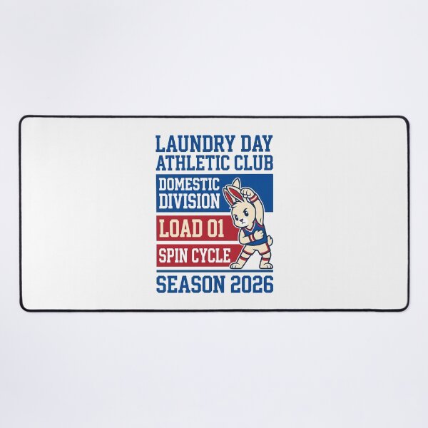 Item preview, Laundry Day Athletic Club Spin Cycle Funny Mascot designed and sold by SplashTastic.