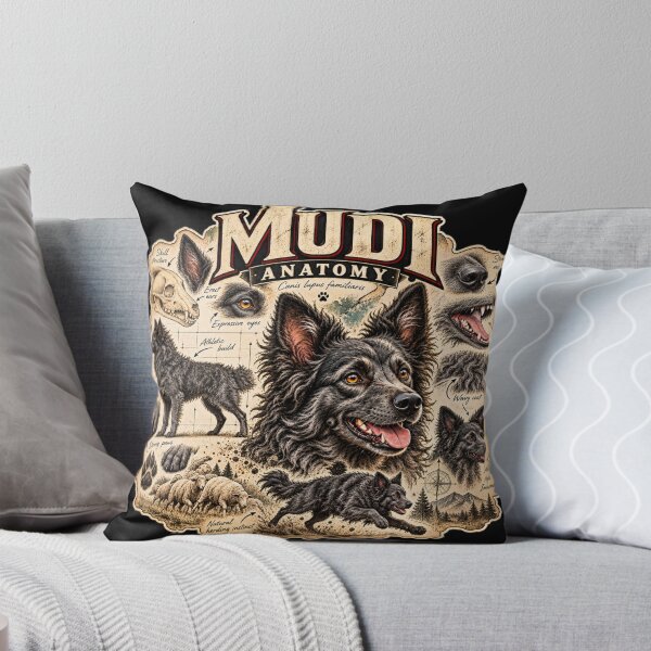 Aperçu de l'œuvre Anatomie du chien Mudi créée et vendue par timiparkerart.
