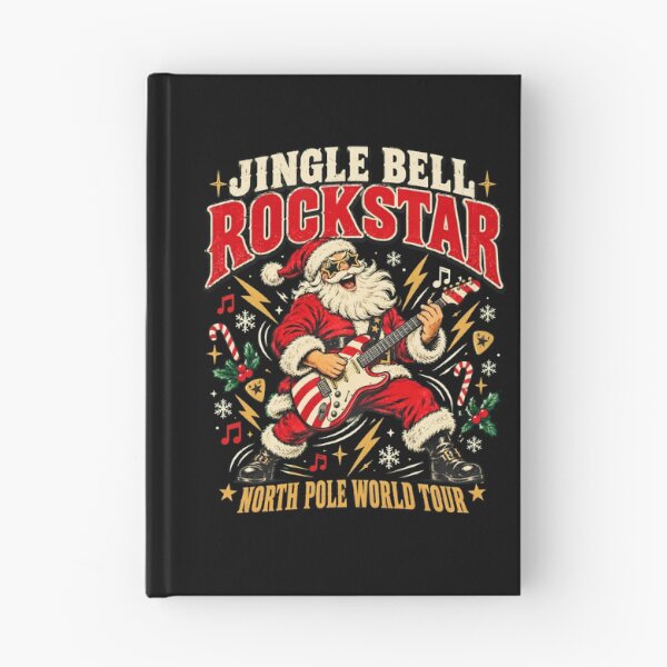 Item preview, Jingle Bell Rockstar - Rock and Roll Santa North Pole World Tour designed and sold by BumbleBloom7.