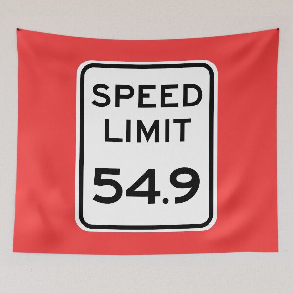 Item preview, Speed Limit 54.9 MPH for Sammy Hagar designed and sold by Karate Octopus.