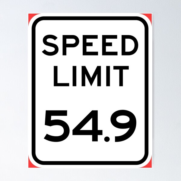Item preview, Speed Limit 54.9 MPH for Sammy Hagar designed and sold by Karate Octopus.