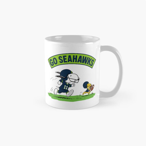 Item preview, Snoopy & Woodstock Seattle Seahawks Football Retro F608 designed and sold by GLUVY-THEME.