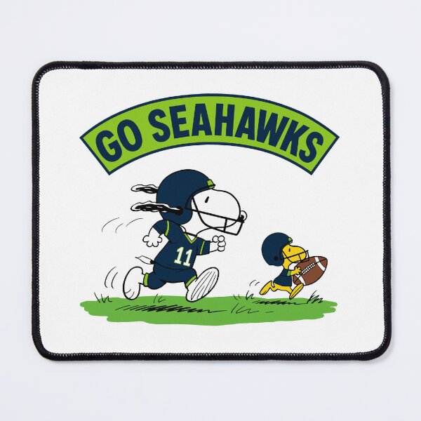 Item preview, Snoopy & Woodstock Seattle Seahawks Football Retro F608 designed and sold by GLUVY-THEME.