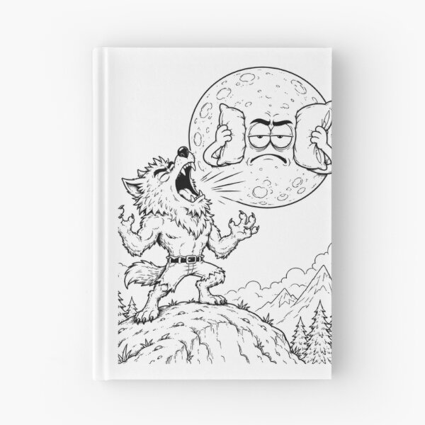 Item preview, Werewolf Howling at the Moon Funny Sleep Disaster designed and sold by ComedyInkFactor.