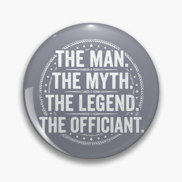 Item preview, The Man The Myth The Legend The Officiant Wedding Ceremony Minister  designed and sold by SofiBlair.