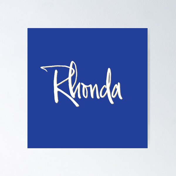 Item preview, RHONDA personalized type design designed and sold by CharlottePlaceArt.