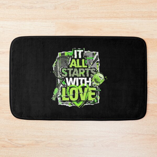Item preview, It All Starts With Love Tennis Player Fan Sport Lover designed and sold by PopStars1993.