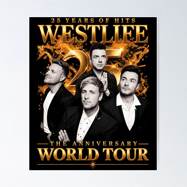 Item preview, Anniversary 2026 Timeless Pop Music Westlife 2026 designed and sold by AMview.