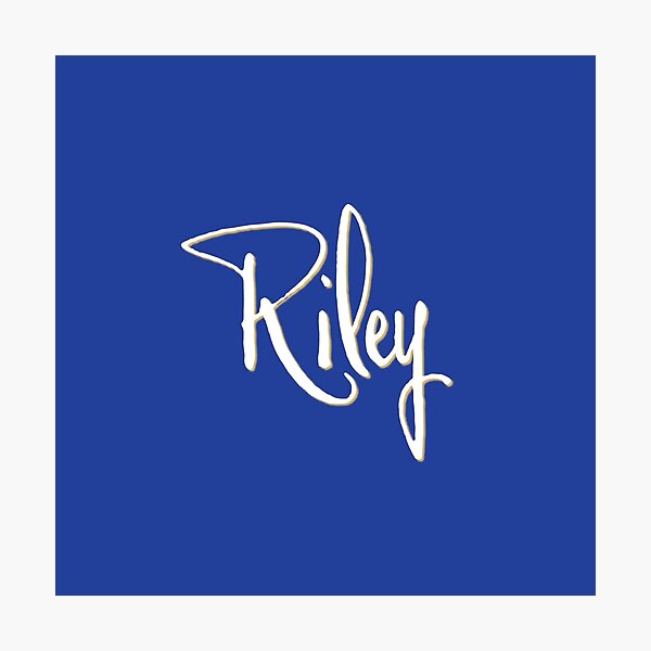 Artikelvorschau, RILEY personalisiertes Schriftdesign entworfen und verkauft von CharlottePlaceArt.