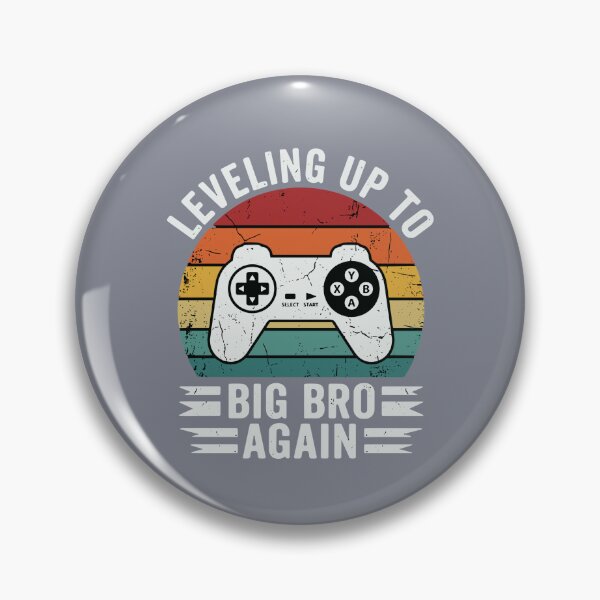Item preview, Leveling Up To Big Bro Again Second Pregnancy Announcement Gamer Big Brother designed and sold by SofiBlair.