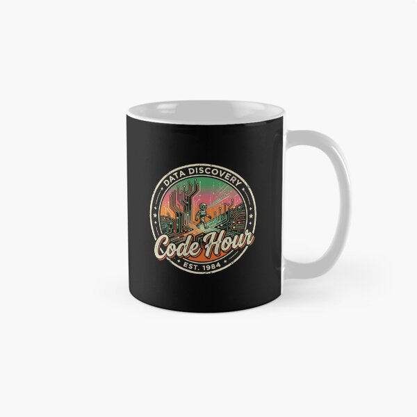 Item preview, Data Discovery Code Hour Est 1984 Programmer Data Scientist Retro Tech designed and sold by PopStars1993.