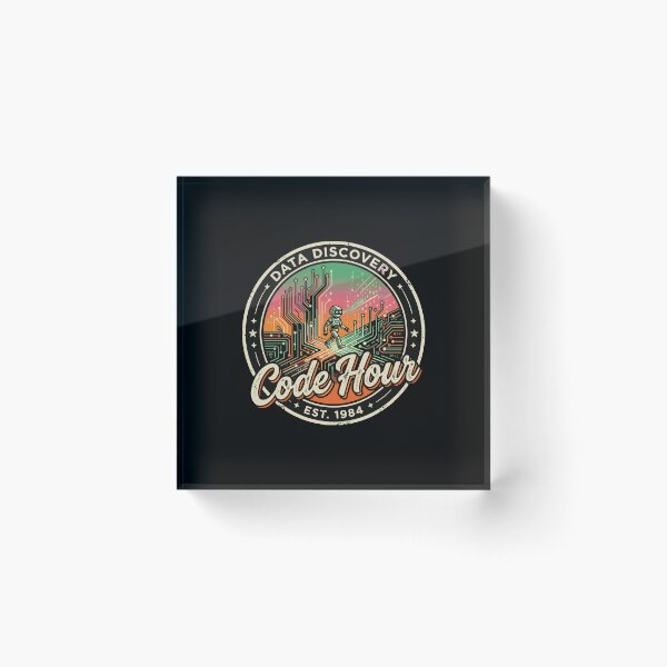 Item preview, Data Discovery Code Hour Est 1984 Programmer Data Scientist Retro Tech designed and sold by PopStars1993.