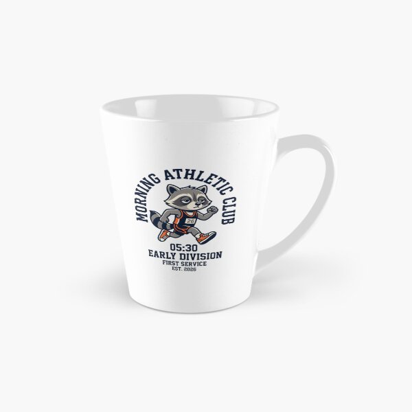 Item preview, Morning Athletic Club Early Runner Tired Raccoon Humor designed and sold by SplashTastic.
