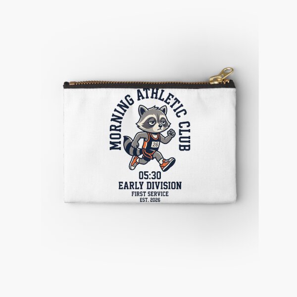 Item preview, Morning Athletic Club Early Runner Tired Raccoon Humor designed and sold by SplashTastic.