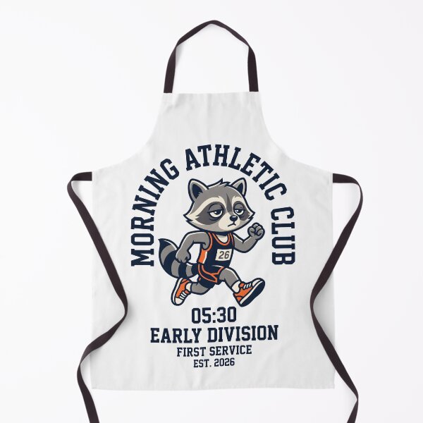 Item preview, Morning Athletic Club Early Runner Tired Raccoon Humor designed and sold by SplashTastic.