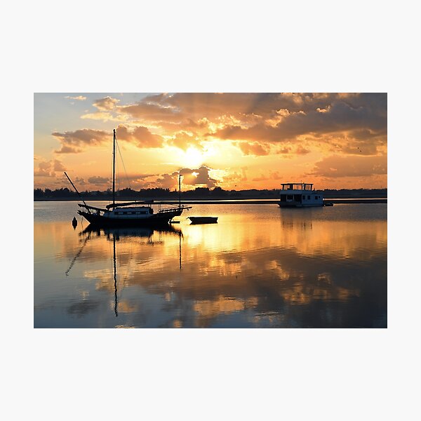 Item preview, Sunrise At Labrador Broadwater, Gold Coast, Queensland, Australia. designed and sold by Ralph de Zilva.