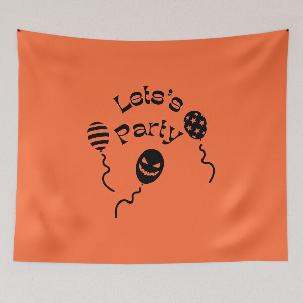 Item preview, Let's Party Spooky Balloons Halloween Birthday designed and sold by Custom Crest.