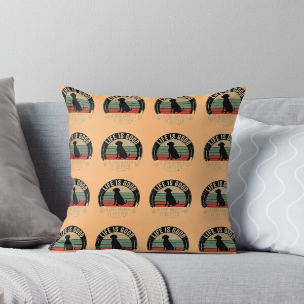 Item preview, Life Is Good A Dog Makes It Better Dog Lover Pet Owner designed and sold by SofiBlair.