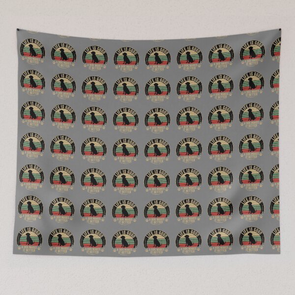 Item preview, Life Is Good A Dog Makes It Better Dog Lover Pet Owner designed and sold by SofiBlair.