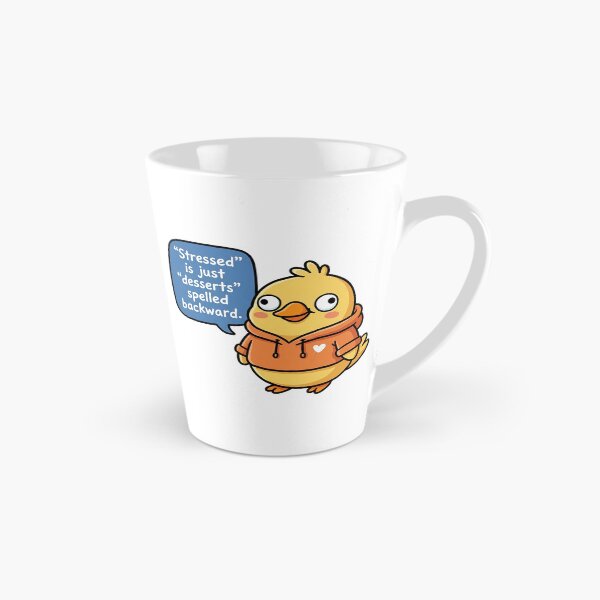 Item preview, Mr.Derpy, chicken meme face funny cartoon; “Stressed” is just “desserts” spelled backward. designed and sold by Mr.Derpy.