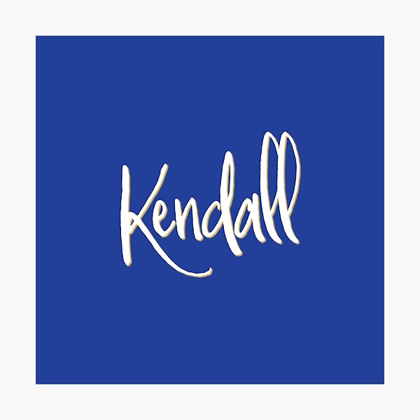 Item preview, KENDALL personalized type design designed and sold by CharlottePlaceArt.