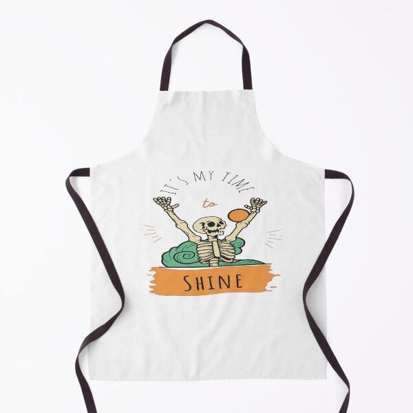 Item preview, It's My Time To Shine Skeleton Halloween Art designed and sold by Custom Crest.