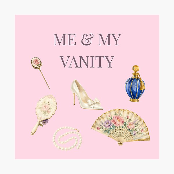Item preview, Me and my vanity designed and sold by SeaShellwhispers.