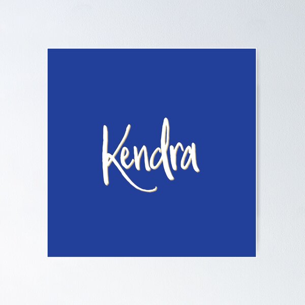 Item preview, KENDRA personalized type design designed and sold by CharlottePlaceArt.