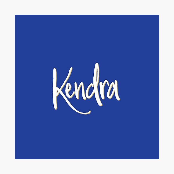 Item preview, KENDRA personalized type design designed and sold by CharlottePlaceArt.