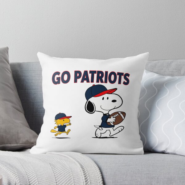 Item preview, Snoopy & Woodstock New England Patriots Football Retro F610 designed and sold by GLUVY-THEME.