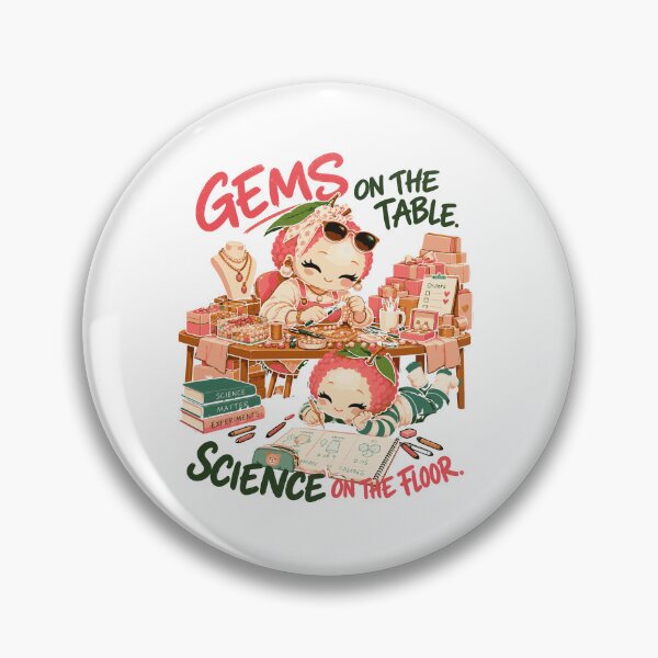 Item preview, Gems on the Table, Science on the Floor – Jewelry Maker Mom designed and sold by dr-Hana.