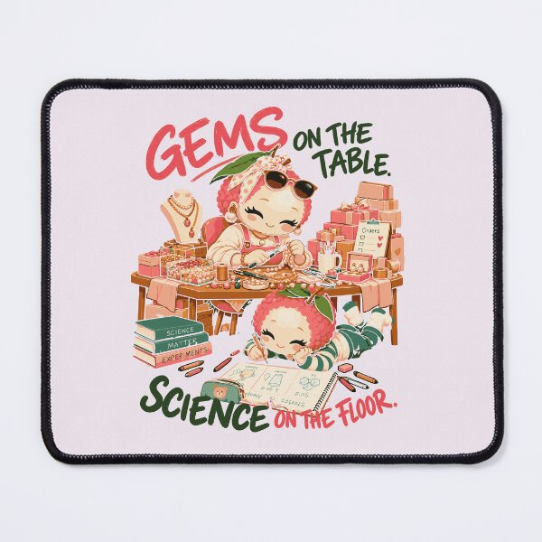 Item preview, Gems on the Table, Science on the Floor – Jewelry Maker Mom designed and sold by dr-Hana.