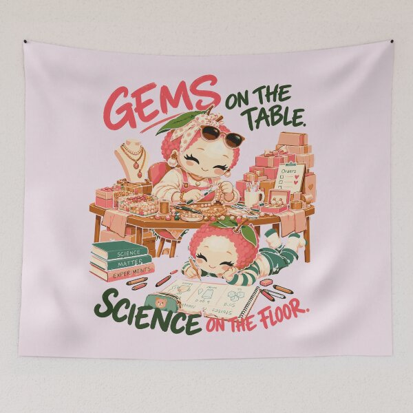Item preview, Gems on the Table, Science on the Floor – Jewelry Maker Mom designed and sold by dr-Hana.