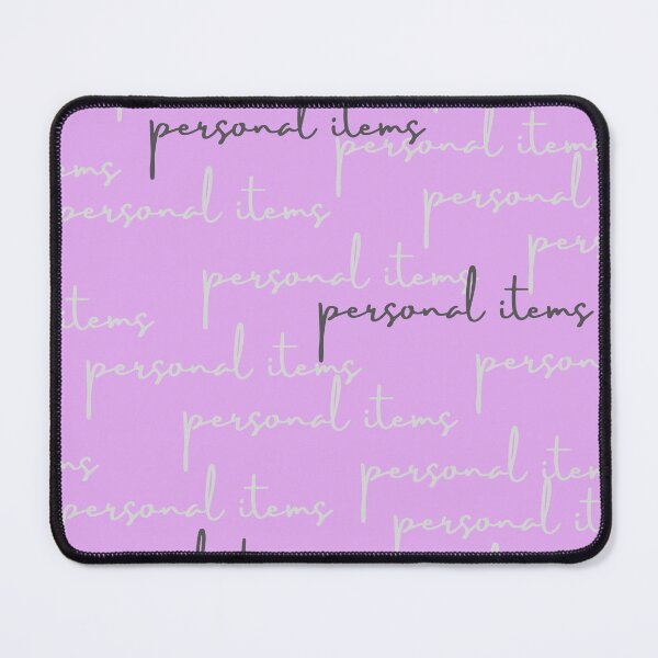 Item preview, Personal items word design designed and sold by BiteMyLine.