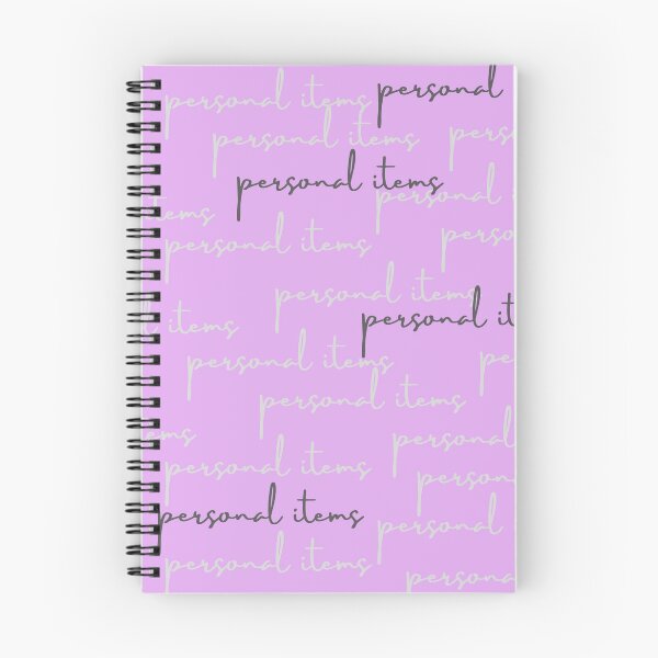 Item preview, Personal items word design designed and sold by BiteMyLine.