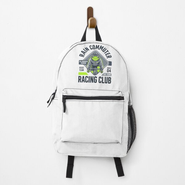 Item preview, Rain Commuter Racing Club Front View Cycling Frog designed and sold by SplashTastic.