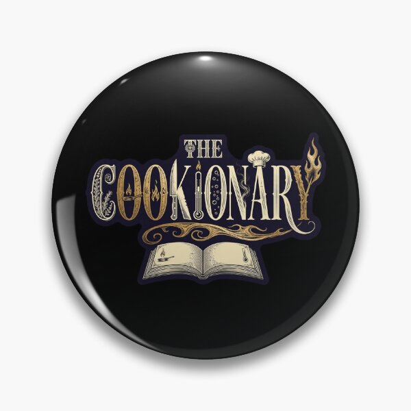 Item preview, The Cookionary Design, Chef Artwork, Cook Design, Cooking Graphic, Culinary Art, Chef Life, Kitchen Culture, Professional Cooking, Restaurant Kitchen, Chef Gift, Cook Gift, Food Lover Gift designed and sold by Typologystudios.