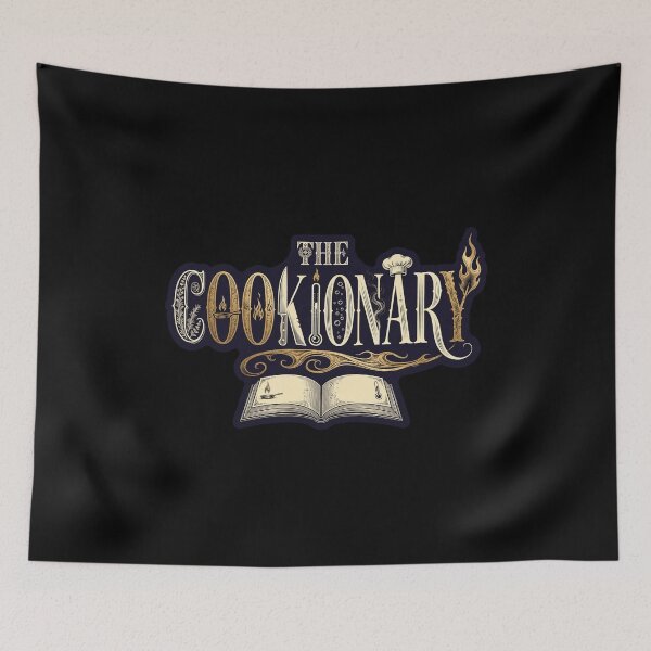 Item preview, The Cookionary Design, Chef Artwork, Cook Design, Cooking Graphic, Culinary Art, Chef Life, Kitchen Culture, Professional Cooking, Restaurant Kitchen, Chef Gift, Cook Gift, Food Lover Gift designed and sold by Typologystudios.