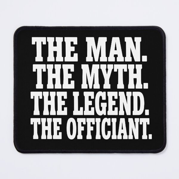 Item preview, The Man The Myth The Legend The Officiant Wedding Marriage Ceremony Minister designed and sold by SofiBlair.